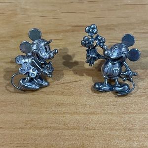 Disney Mickey & Minnie Mouse Vintage disney sterling silver pins